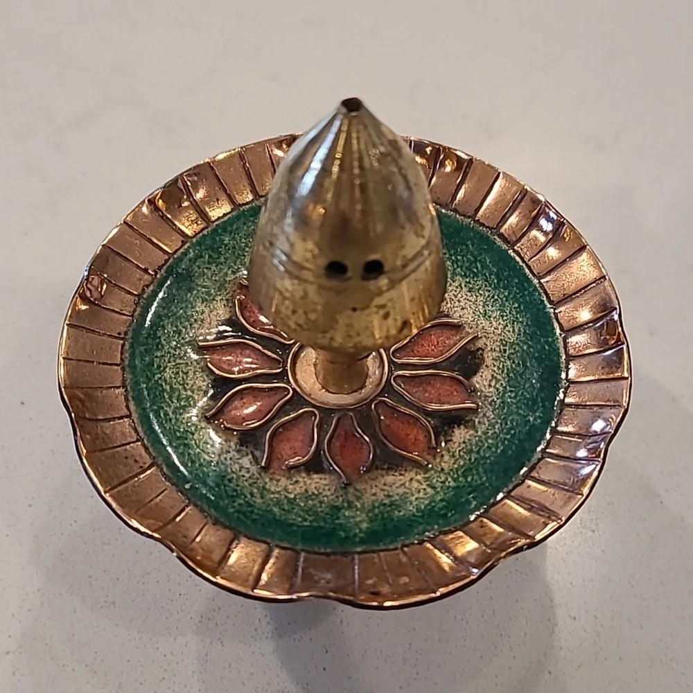 Gorgeous Indian Copper Brass Abargatti Incense Stand